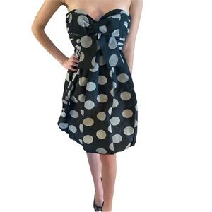 Jovani Cocktail Polka Dot Dress